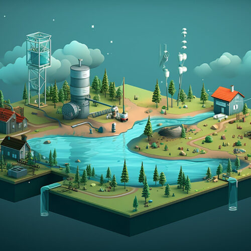 world-water-day-3d-minimalist-diorama
